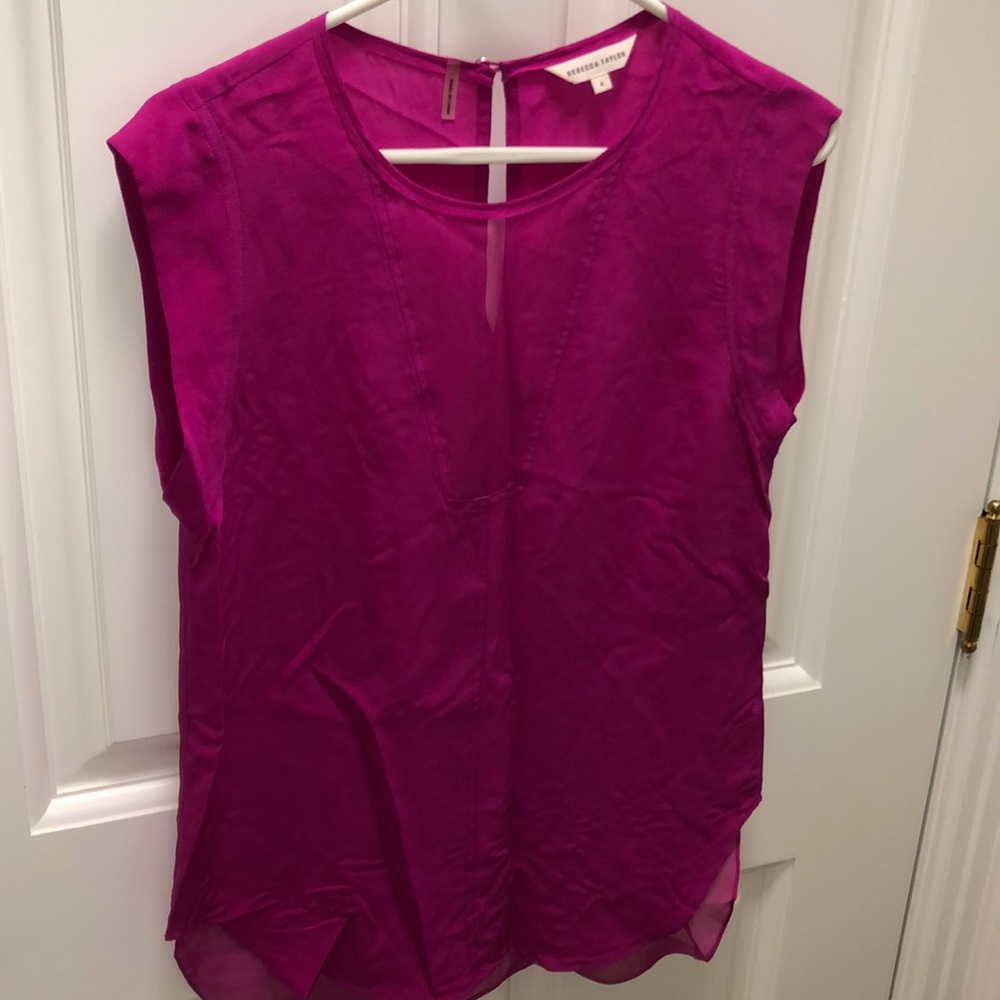 Rebecca Taylor pink blouse